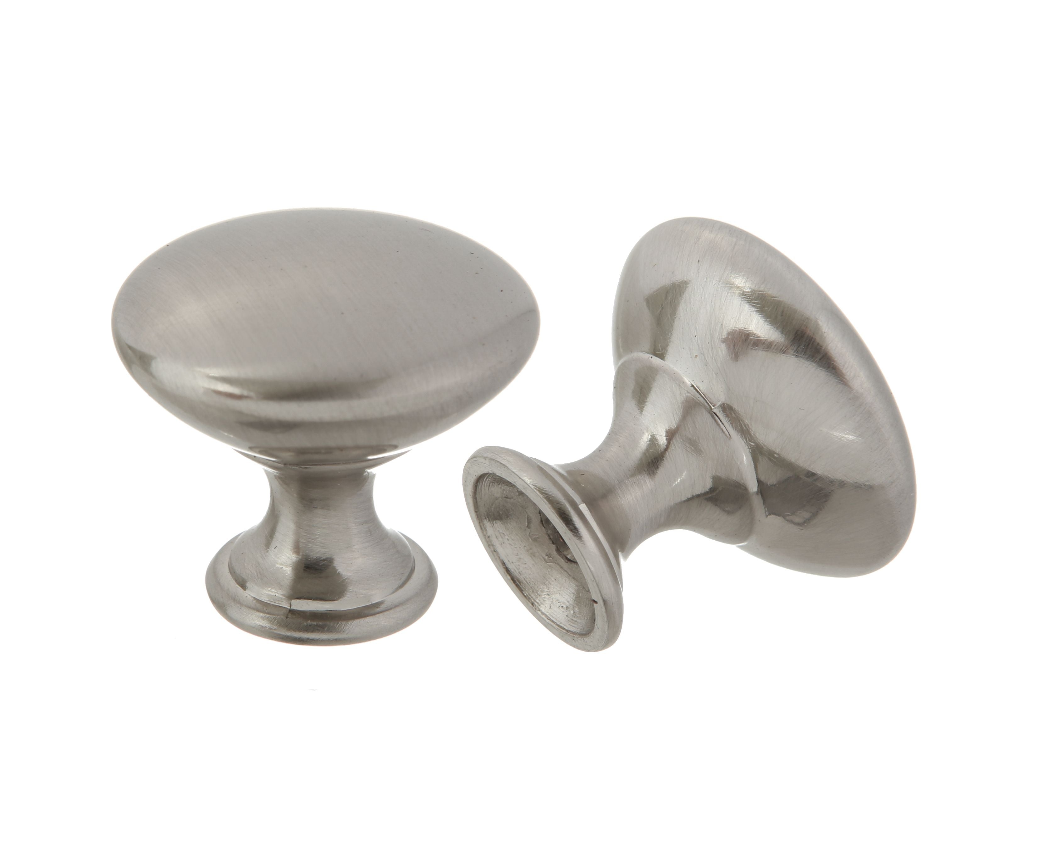 Pride Industrial K910SN 1-1/16" Diecast Mushroom Cabinet Knob Satin Nickel Finish