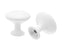 Pride Industrial K910WT 1-1/16" Diecast Mushroom Cabinet Knob White Finish