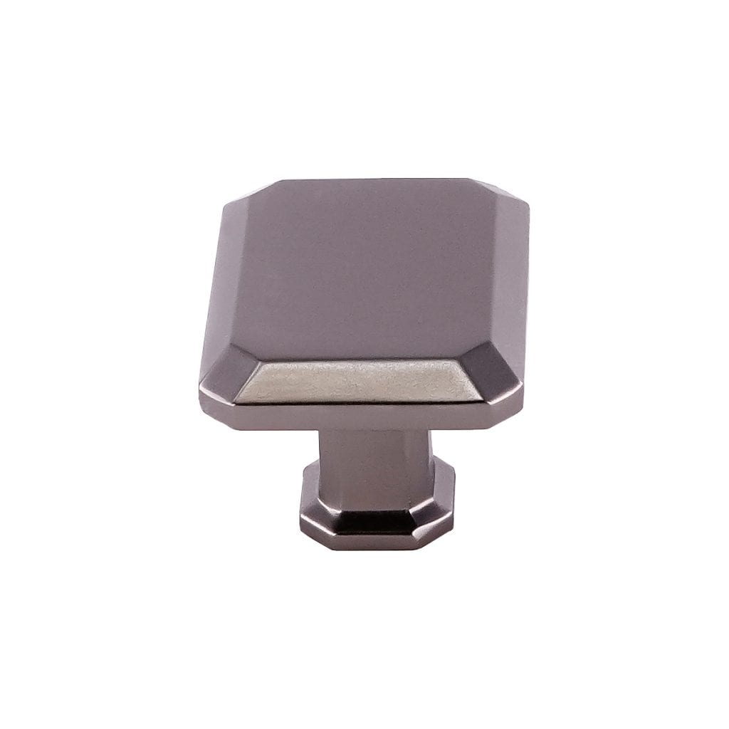 Pride Industrial K92430DP 1-1/2" Rectangle Cabinet Knob Dark Pewter Finish Main image