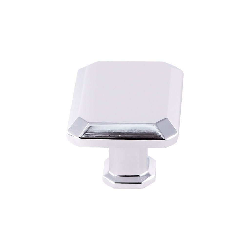 Pride Industrial K92430PC 1-1/2" Rectangle Cabinet Knob Polished Chrome Finish