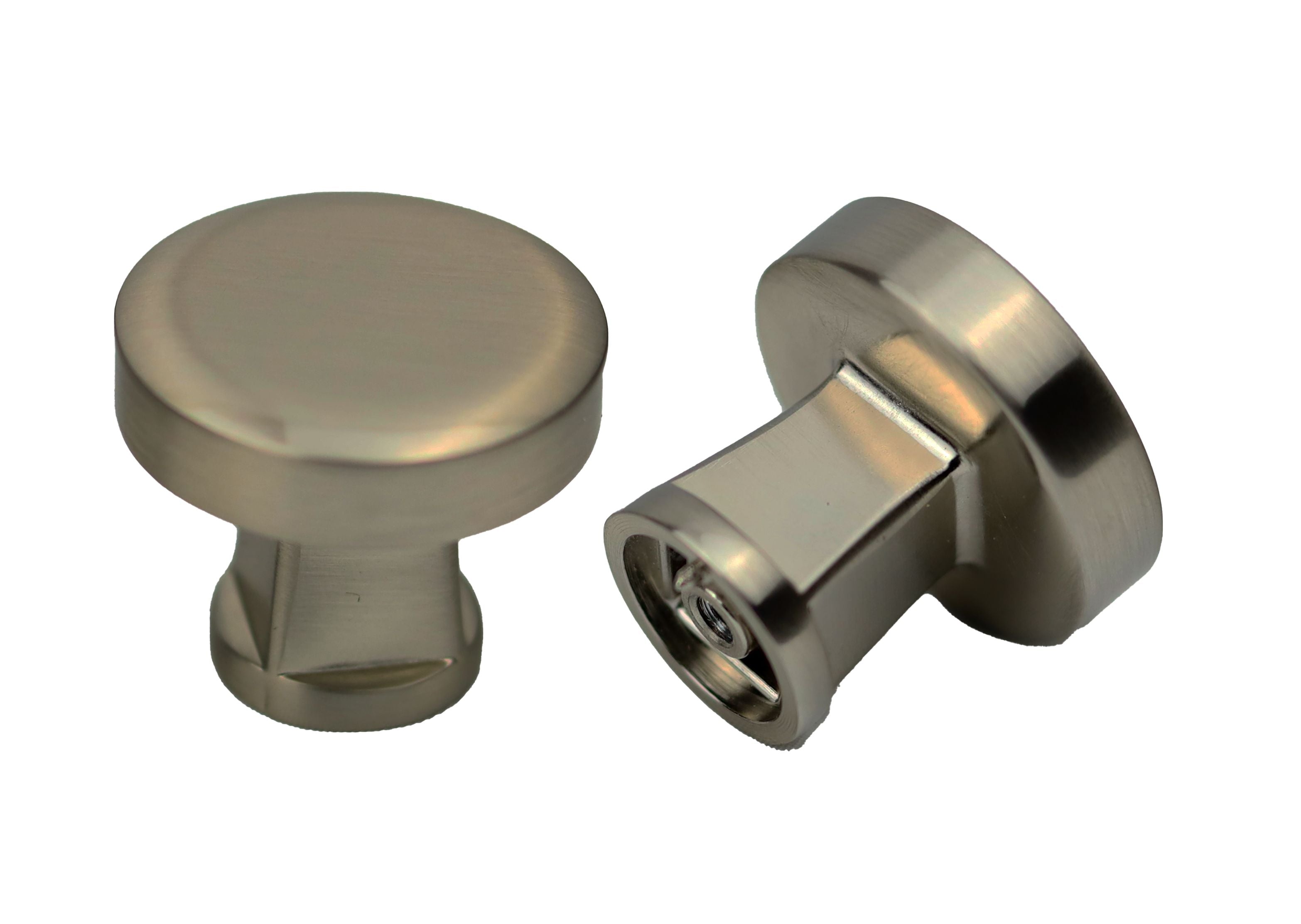 Pride Industrial K92925SN 1-1/4" Diameter Colorado Cabinet Knob Satin Nickel Finish Main image