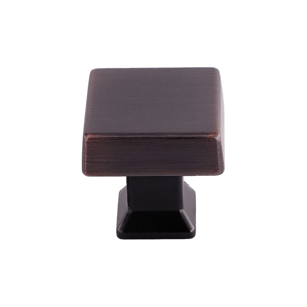 Pride Industrial K9472310B 1-1/4" Square Colorado Cabinet Knob Oil Rubbed Bronze Finish