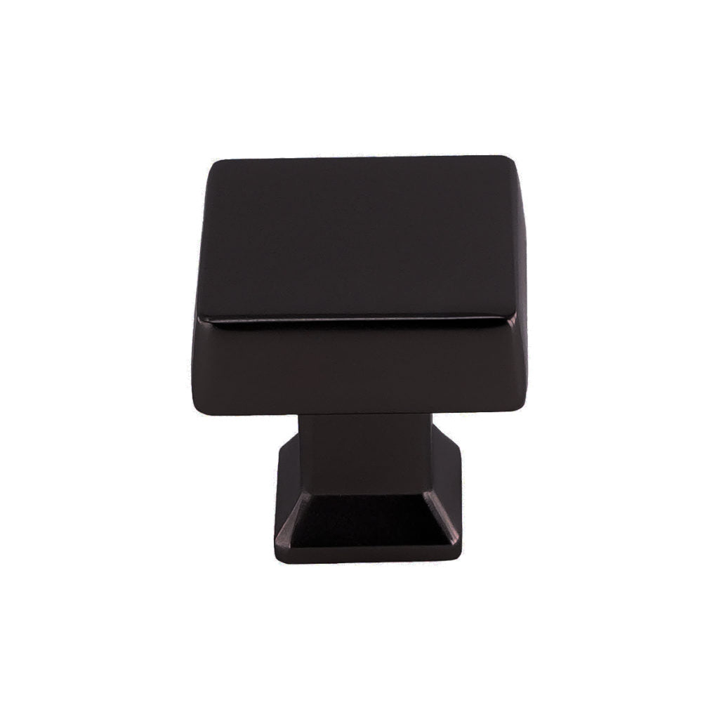 Pride Industrial K94723BK 1-1/4" Square Colorado Cabinet Knob Matte Black Finish