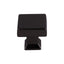 Pride Industrial K94723BK 1-1/4" Square Colorado Cabinet Knob Matte Black Finish