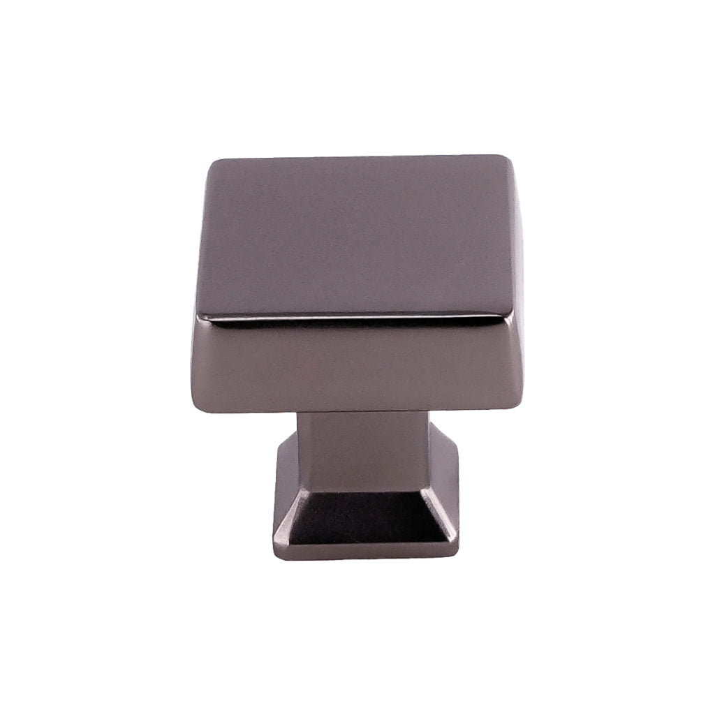 Pride Industrial K94723DP 1-1/4" Square Colorado Cabinet Knob Dark Pewter Finish Main image