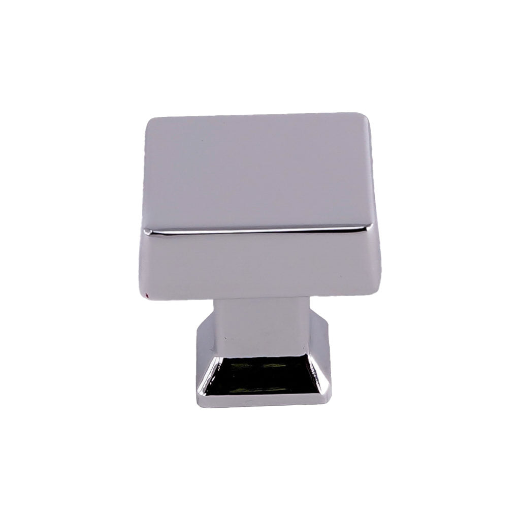 Pride Industrial K94723PC 1-1/4" Square Colorado Cabinet Knob Polished Chrome Finish Main image