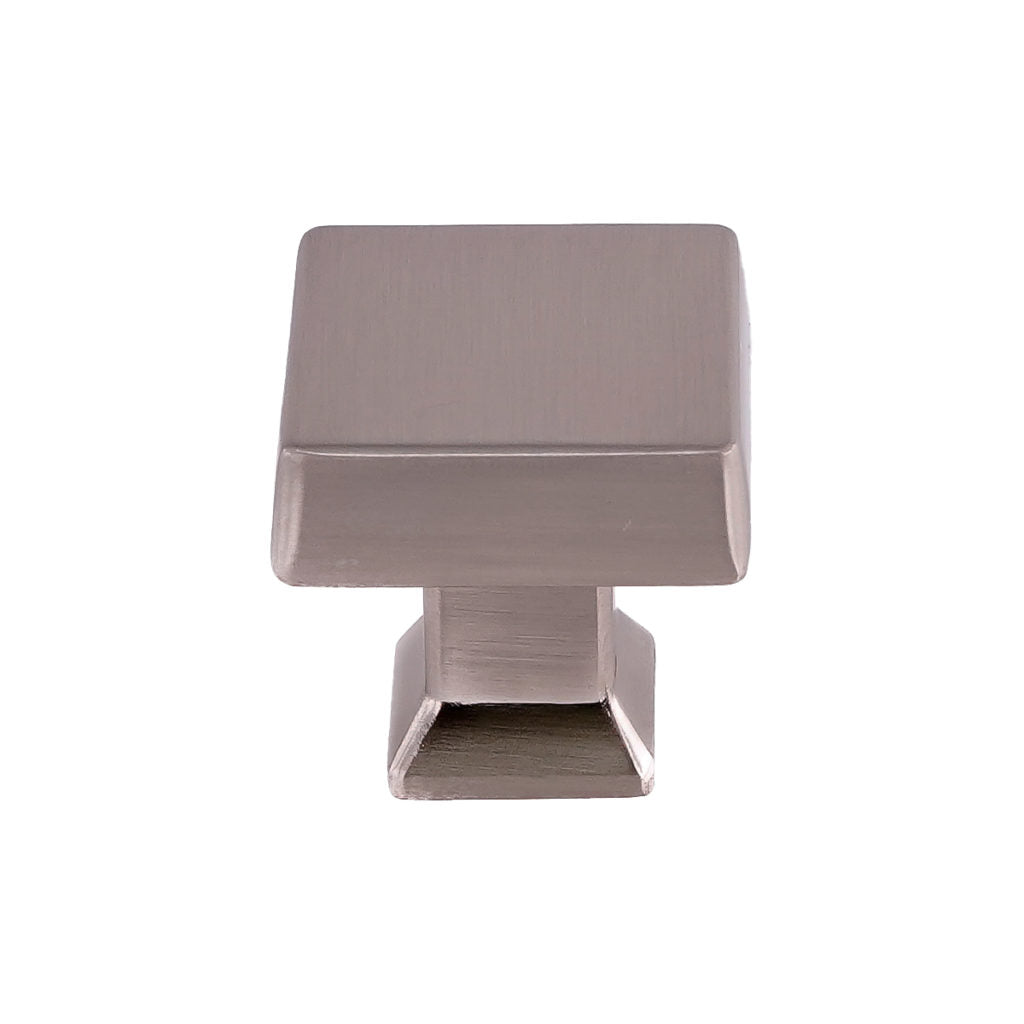Pride Industrial K94723SN 1-1/4" Square Colorado Cabinet Knob Satin Nickel Finish