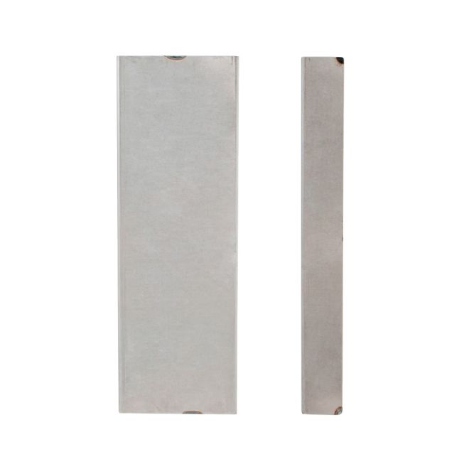 Keedex KBX515175 1-3/4" x 5" x 15" Blank Weldable Box with No Holes Main image