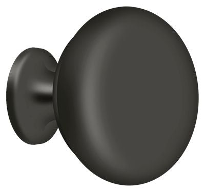 Deltana KR114U10B Knob Round Solid; Oil Rubbed Bronze Finish Main image