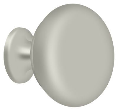 Deltana KR114U15 Knob Round Solid; Satin Nickel Finish