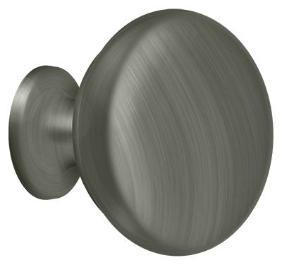 Deltana KR114U15A Knob Round Solid; Antique Nickel Finish Main image