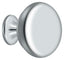 Deltana KR114U26 Knob Round Solid; Bright Chrome Finish