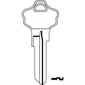 CLK Supplies KW10BR Kwikset 6 Pin Key Blank