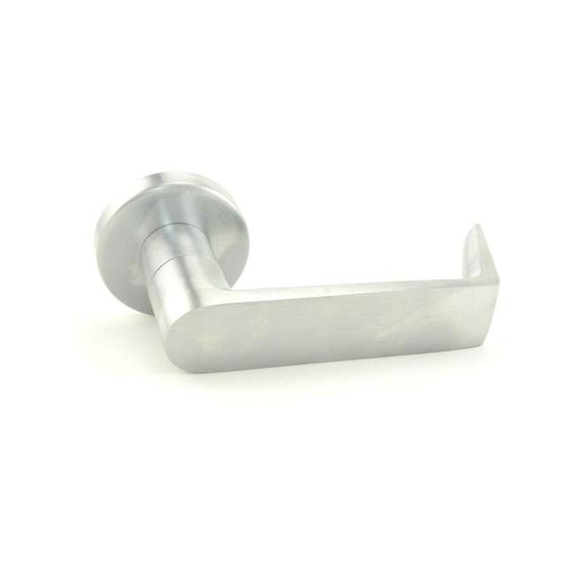 Schlage Commercial L017006A626 Half Dummy Trim with 06 Lever and A Rose Satin Chrome Finish Main image