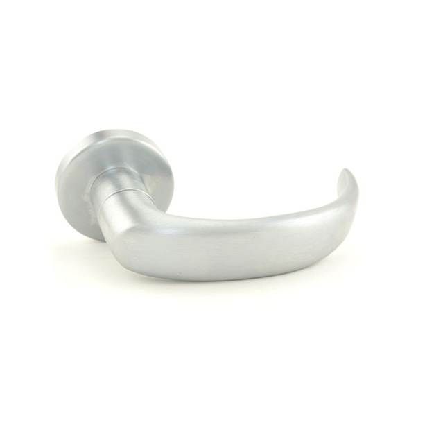 Schlage Commercial L017017A626 Half Dummy Trim with 17 Lever and A Rose Satin Chrome Finish Main image