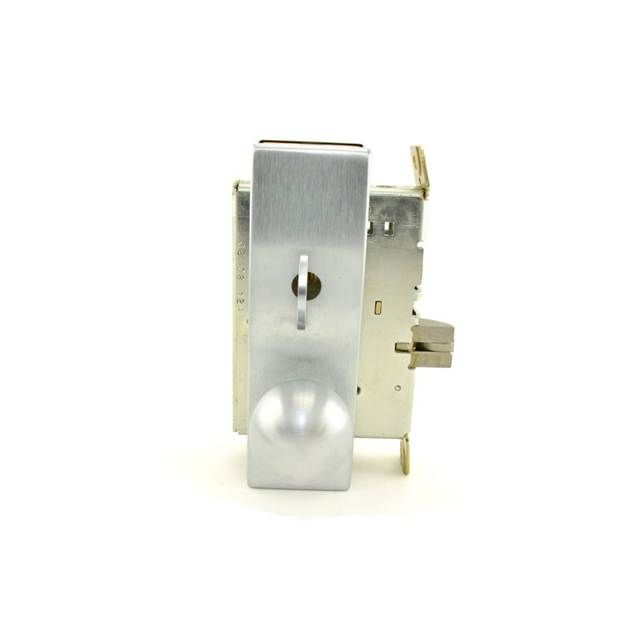 Schlage Commercial L904006N626 Bed / Bath Privacy Mortise Lock with 06 Lever and N Escutcheon Satin Chrome Finish Main image