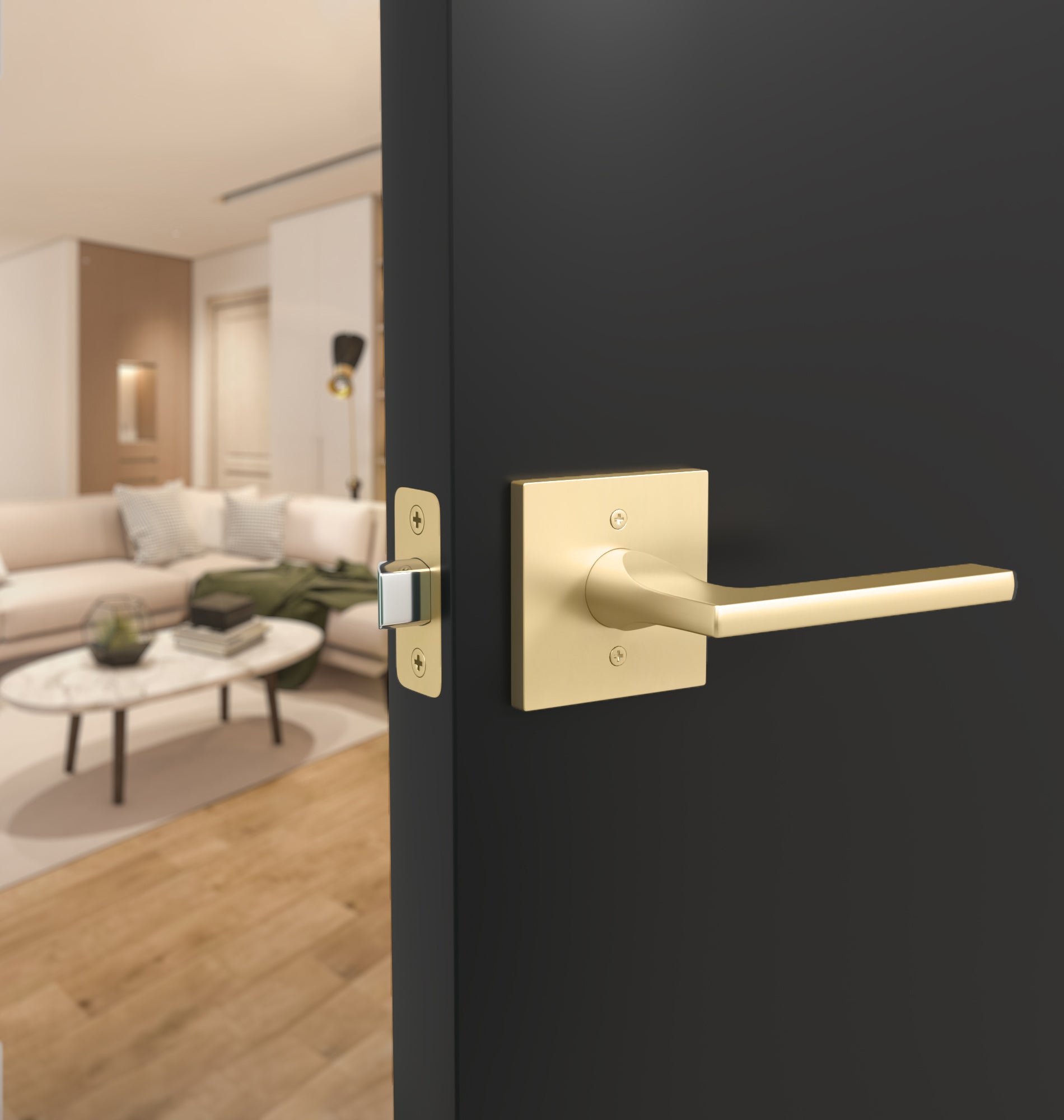 MEGA HANDLES Prime Select Door Lever Handle Passage/Privacy/Entry/Dummy Secondary image