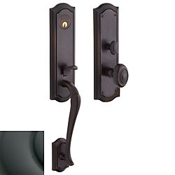 Baldwin M522102ENTR Bethpage 3/4 Escutcheon Single Cylinder Entry Mortise Trim Oil Rubbed Bronze Finish
