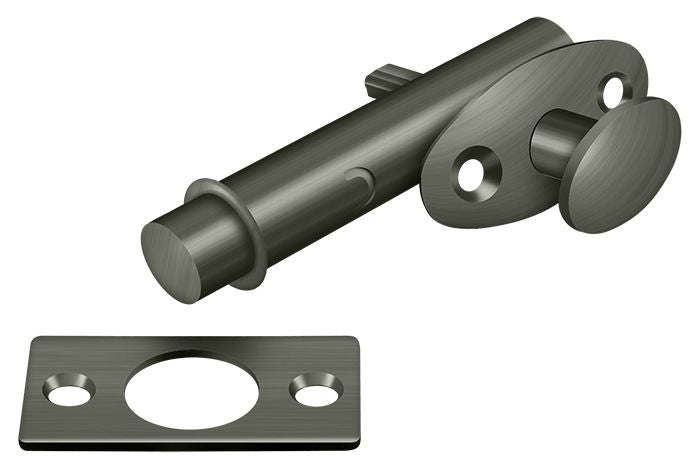 Deltana MB175U15A Mortise Bolt; Antique Nickel Finish Main image