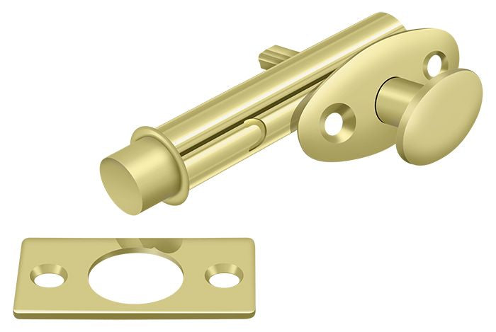 Deltana MB175U3 Mortise Bolt; Bright Brass Finish