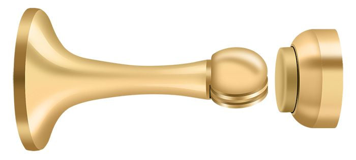 Deltana MDH30CR003 Magnetic Door Holder 3"; Lifetime Brass Finish Main image