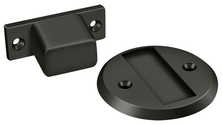 Deltana MDHF25U10B Magnetic Door Holder Flush 2-1/2" Diameter; Oil Rubbed Bronze Finish Main image