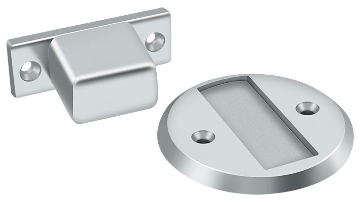 Deltana MDHF25U26 Magnetic Door Holder Flush 2-1/2" Diameter; Bright Chrome Finish Main image