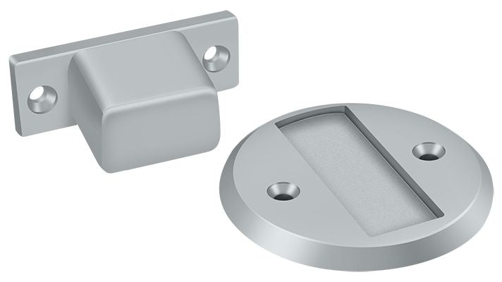 Deltana MDHF25U26D Magnetic Door Holder Flush 2-1/2" Diameter; Satin Chrome Finish Main image