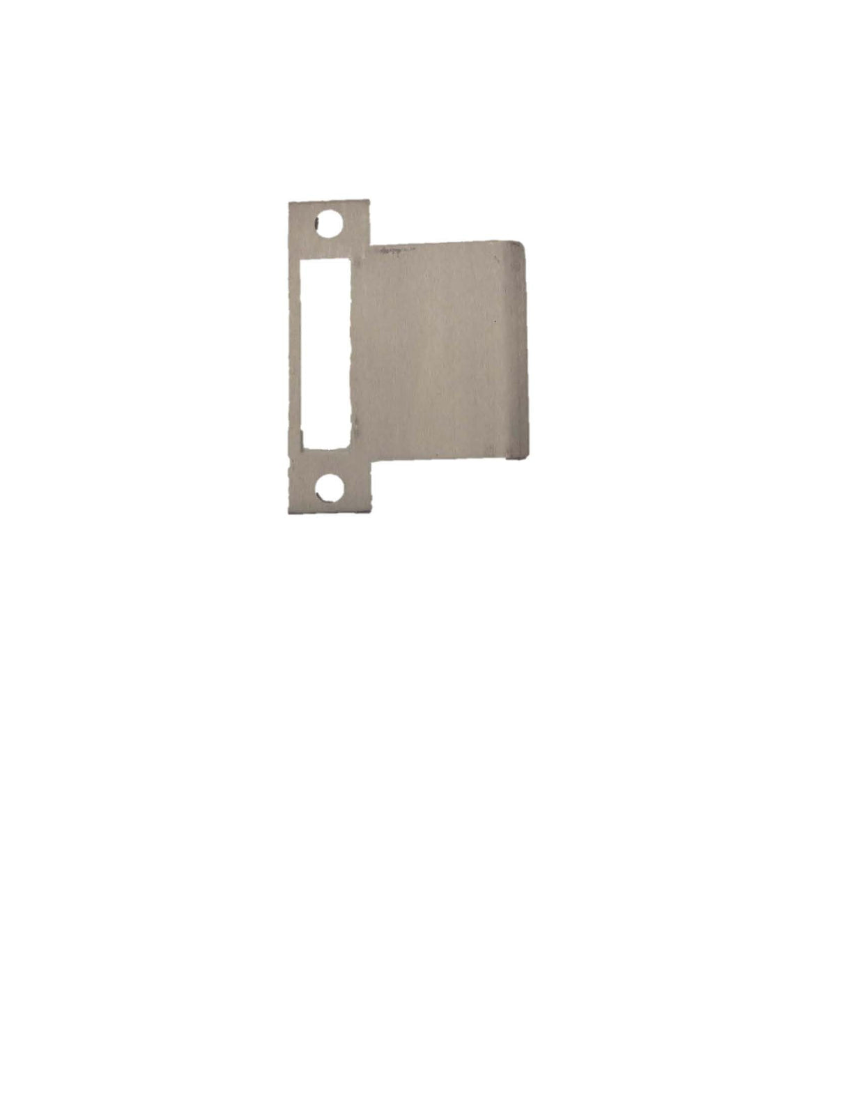 Don-Jo MEST115630 4-7/8" x 1-1/2" Mortise Type Extended Lip ANSI Strike Satin Stainless Steel Finish