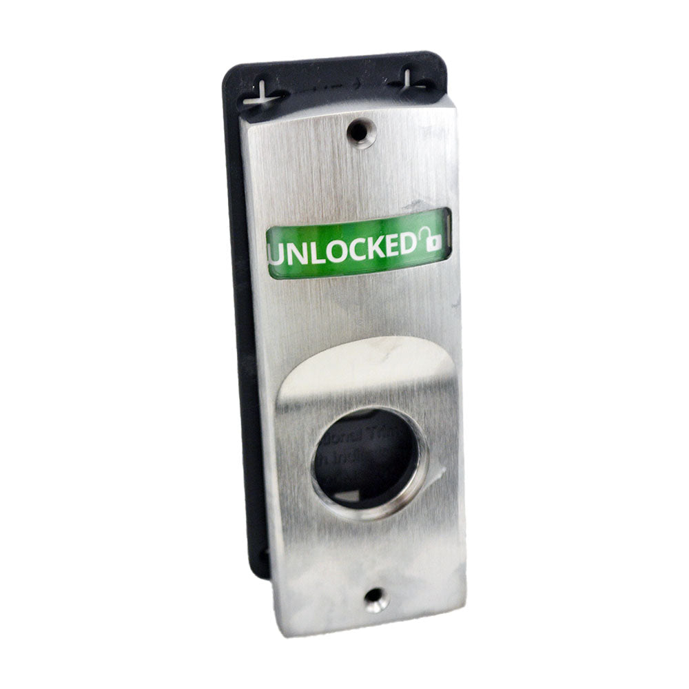 Corbin ML190RH626V01 Right Hand Unlocked / Locked Inside Mortise Indicator Green / Red  for Keyed Function Satin Chrome Finish Main image