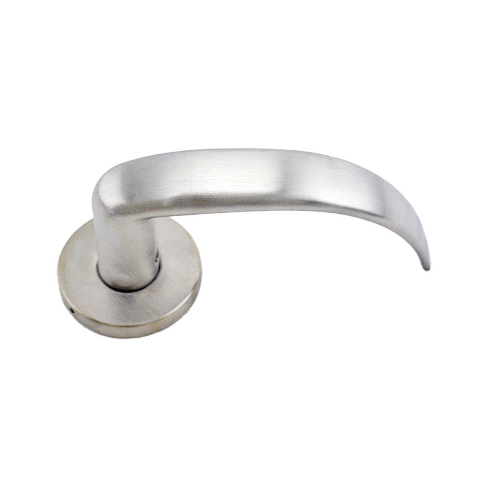 Corbin ML2051NSM626M31 Single Cylinder Office Mortise Lock Working Trim with Newport Lever and M Escutcheon Satin Chrome Finish Main image