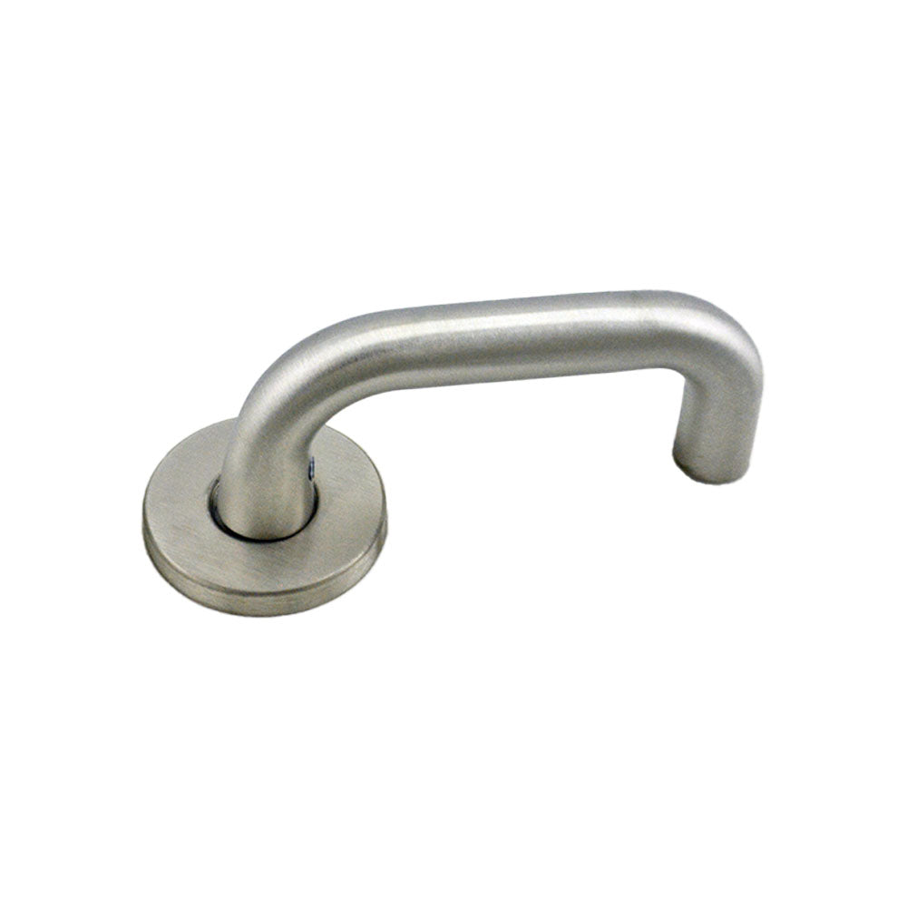 Corbin ML2054LWA630M31 Single Cylinder Entry Mortise Lock Working Trim with Wrought Lustra Lever and A Rose Satin Stainless Steel Finish Main image