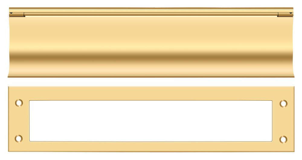 Deltana MS0030CR003 Mail Slot; Heavy Duty; Lifetime Brass Finish Main image