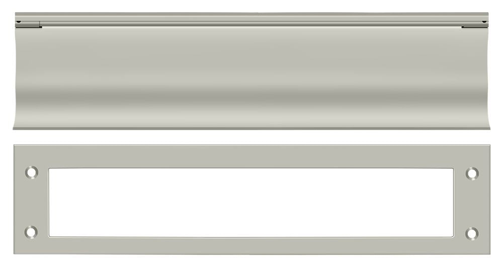Deltana MS0030U15 Mail Slot; Heavy Duty; Satin Nickel Finish Main image