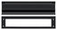 Deltana MS0030U19 Mail Slot; Heavy Duty; Black Finish