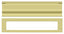 Deltana MS0030U3 Mail Slot; Heavy Duty; Bright Brass Finish