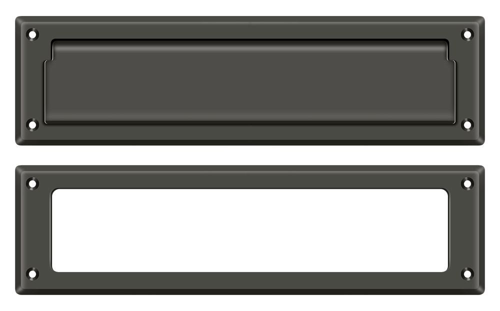 Deltana MS211U10B Mail Slot 13-1/8" with Interior Frame; Oil Rubbed Bronze Finish Main image