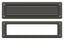 Deltana MS211U10B Mail Slot 13-1/8" with Interior Frame; Oil Rubbed Bronze Finish