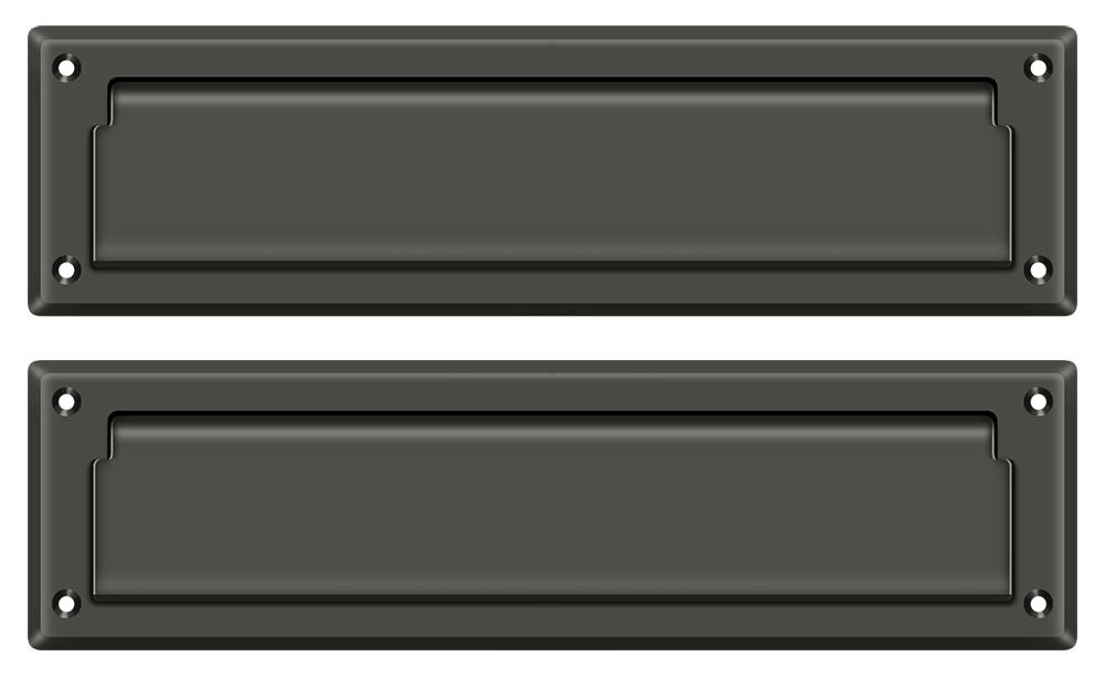 Deltana MS212U10B Mail Slot 13-1/8" with Interior Flap; Oil Rubbed Bronze Finish Main image