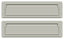 Deltana MS212U15 Mail Slot 13-1/8" with Interior Flap; Satin Nickel Finish