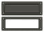 Deltana MS626U10B Mail Slot 8-7/8" with Interior Frame; Oil Rubbed Bronze Finish