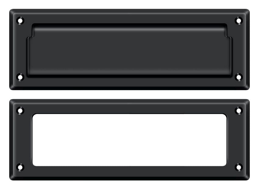 Deltana MS626U19 Mail Slot 8-7/8" with Interior Frame; Black Finish Main image