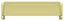 Deltana MSH158U3 Letter Box Hood; Bright Brass Finish