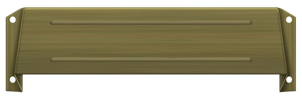 Deltana MSH158U5 Letter Box Hood; Antique Brass Finish Main image