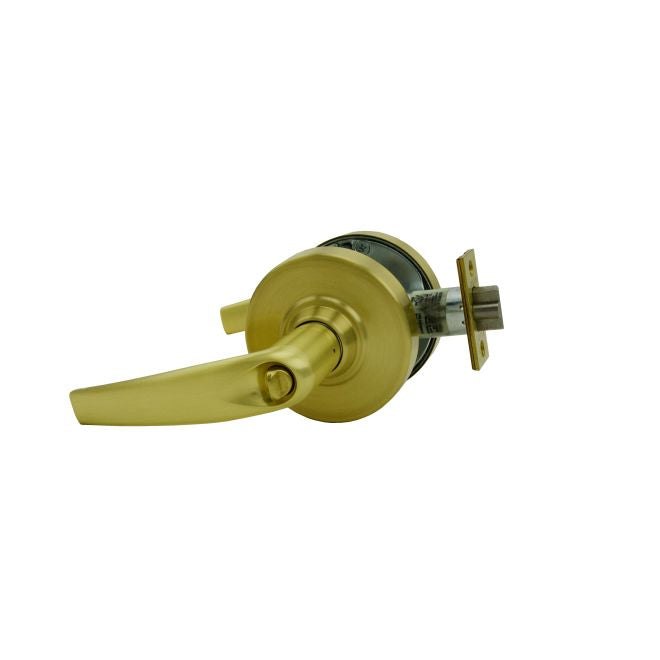 Schlage Commercial ND53LATH606 ND Series Entry Less Cylinder Athens with 13-247 Latch 10-025 Strike Satin Brass Finish Main image