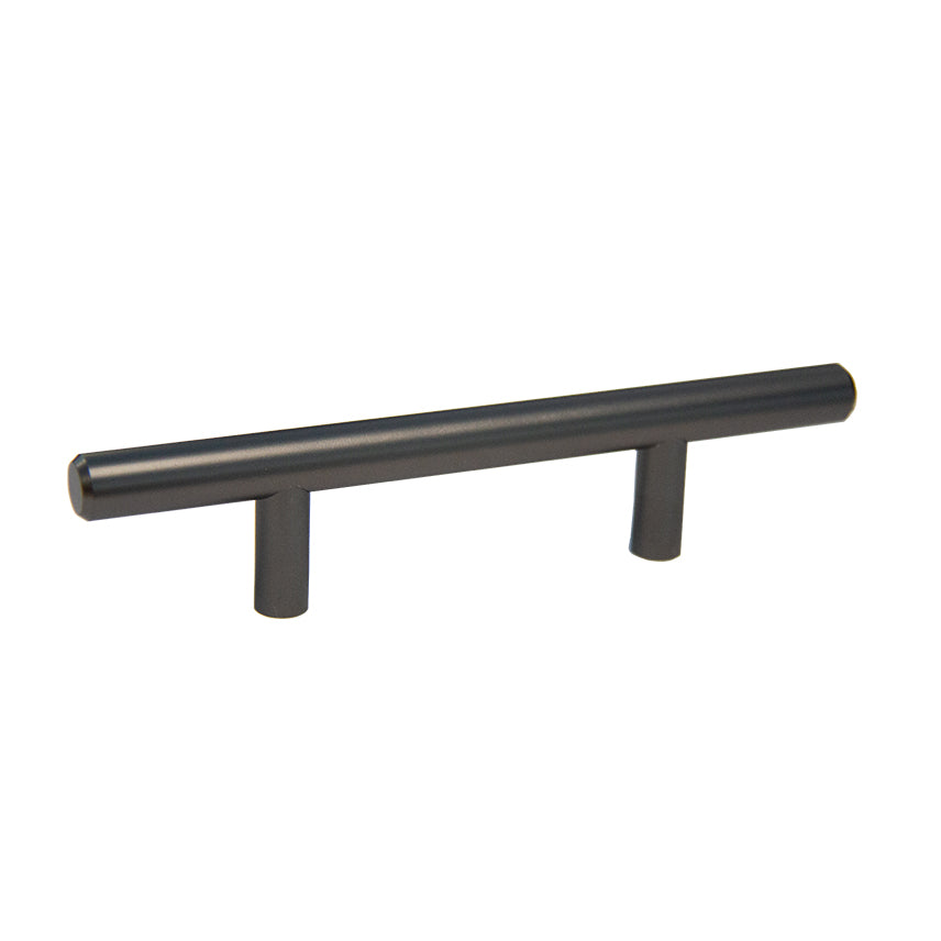 Pride Industrial P106DP 6" Bar Cabinet Pull with 3" Center to Center Dark Pewter Finish Main image