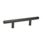 Pride Industrial P106DP 6" Bar Cabinet Pull with 3" Center to Center Dark Pewter Finish