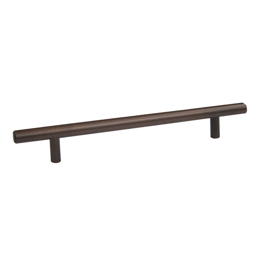 Pride Industrial P11010B 10" Bar Cabinet Pull with 7" Center to Center Oil Rubbed Bronze Finish