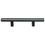 Pride Industrial P110DP 10" Bar Cabinet Pull with 7" Center to Center Dark Pewter Finish