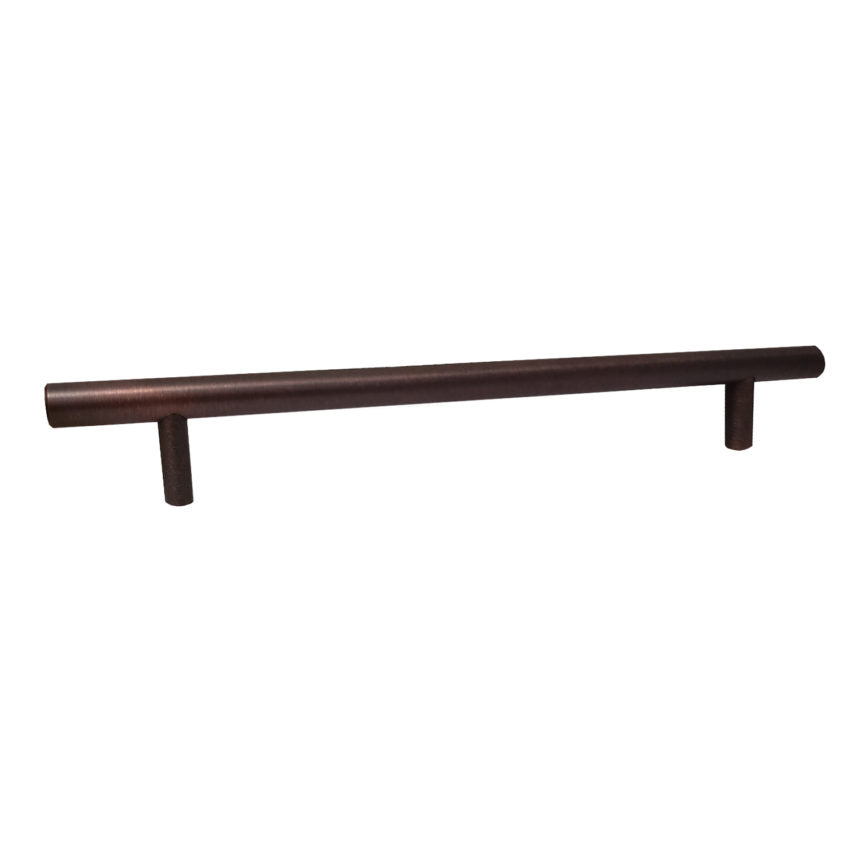 Pride Industrial P11210B 12" Bar Cabinet Pull with 9" Center to Center Oil Rubbed Bronze Finish